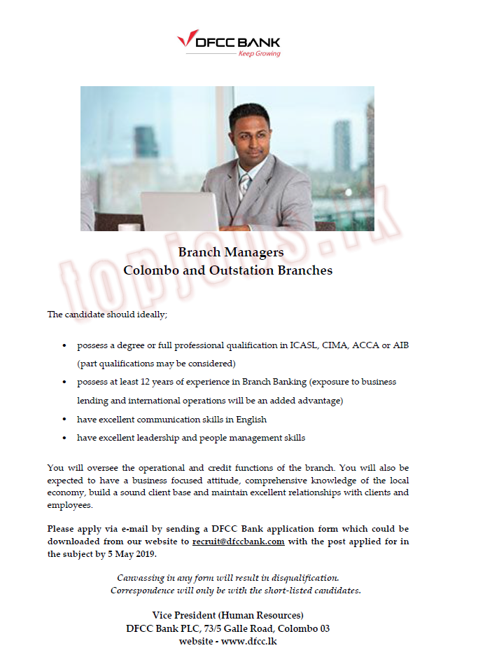 Private Banking Job Vacancies