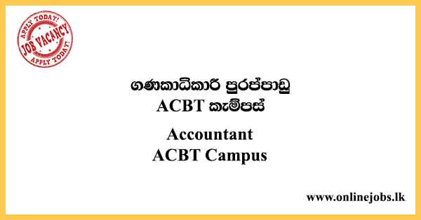 Accountant ACBT Campus
