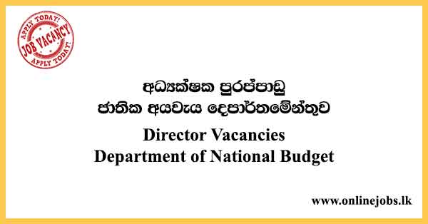 Director Vacancies Department of National Budget