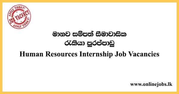 Human Resources Internship Job Vacancies