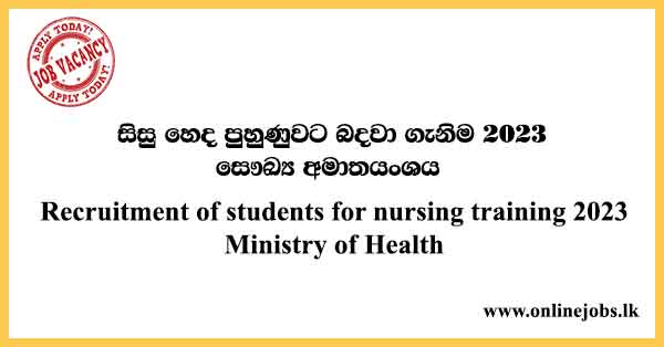 Recruitment Of Students For Nursing Training 2023 Ministry Of Health ?is Pending Load=1