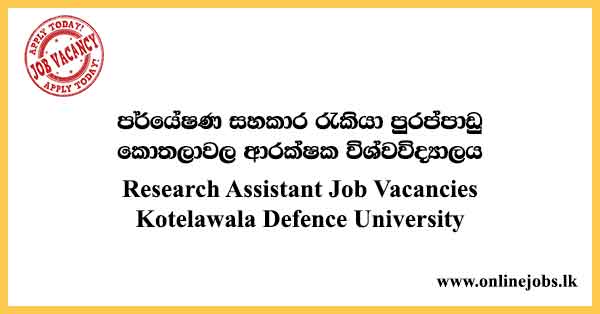 research assistant jobs in kerala
