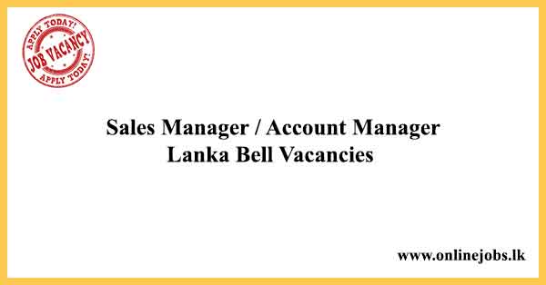 Sales Manager / Account Manager