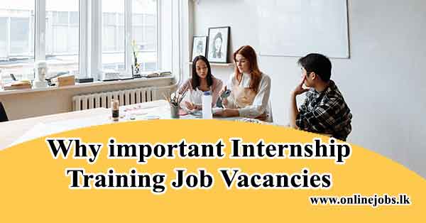 Why important Internship training Job Vacancies to your future